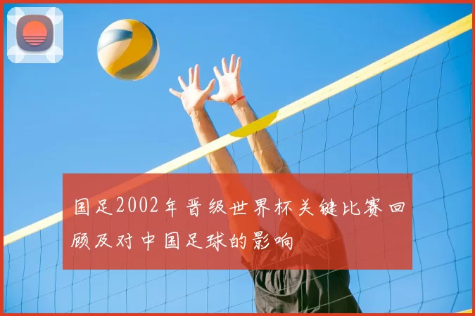 国足2002年晋级世界杯关键比赛回顾及对中国足球的影响